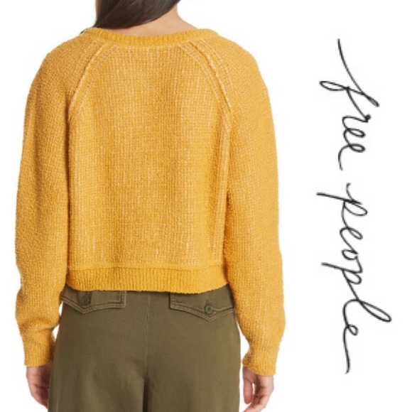 Free People High Low V-Neck Sweater - Picture 2 of 5